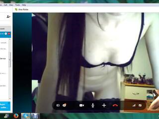 Russian girlfriend on skype